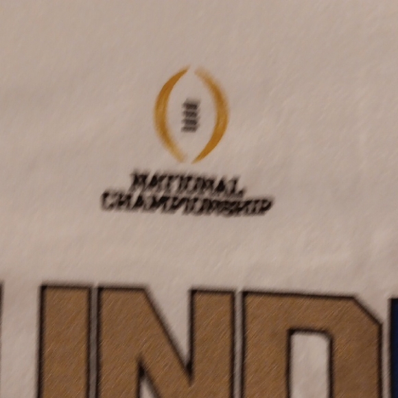 Nike Notre Dame White 'Undisputed Champs' Graphic Tee - Picture 5 of 6